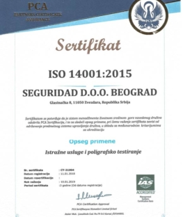 Seguridad-sertifikat-iso-14001